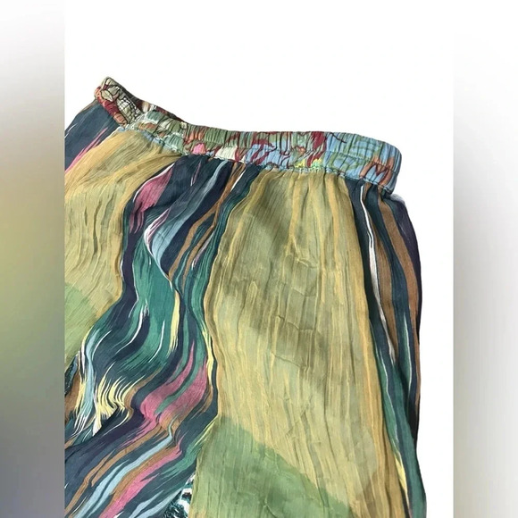 Soft Surroundings Maxi Skirt TM Medium Boho Colorful Broom Hippie Peasant - Picture 6 of 7